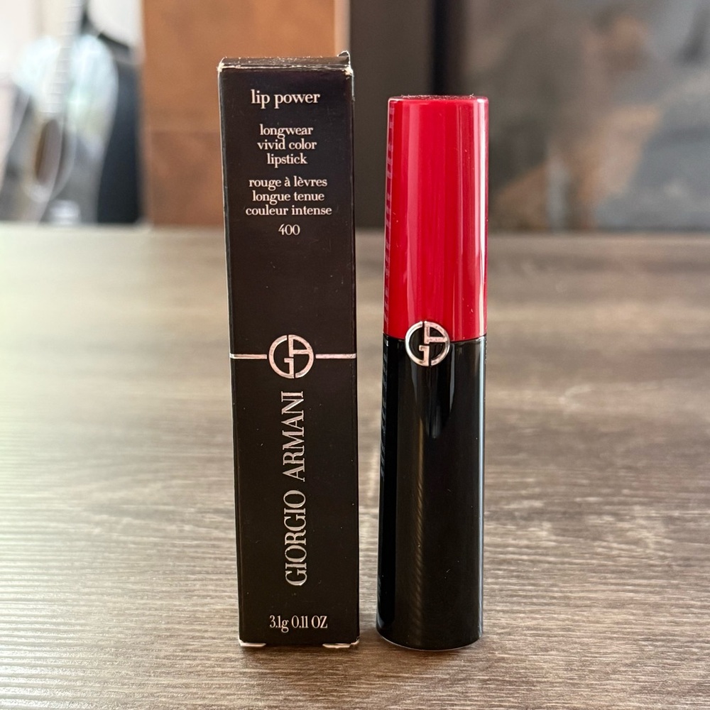 Giorgio Armani Lip Power Longwear Lipstick - 400 Four Hundred